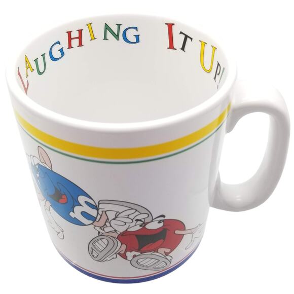 Vintage M&M's World Extra Large Mug 1997 Laughing It Up 26oz Jumbo Coffee Cup - Picture 1 of 8